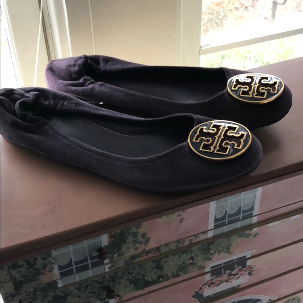 Tory burch flats great condition, worn one time!